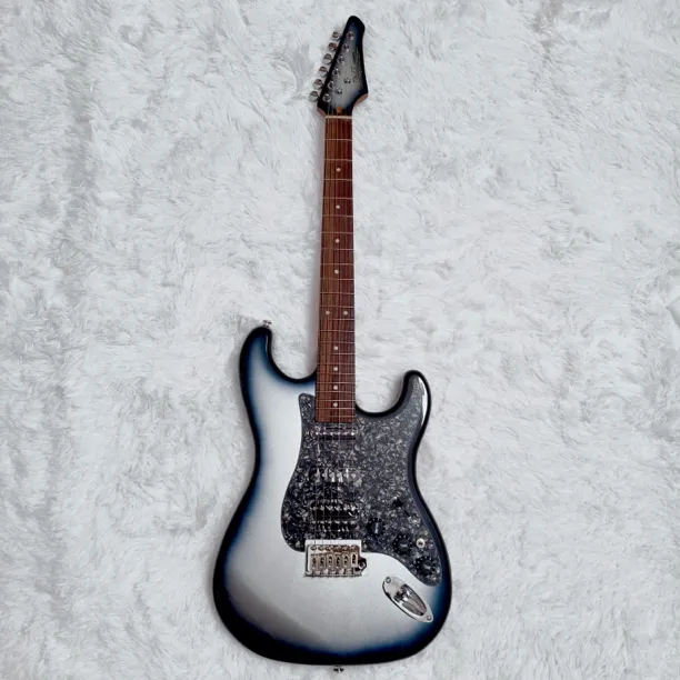 j&d rm80陨石黑电吉他。初学入门新手电吉他，专业演出电吉他