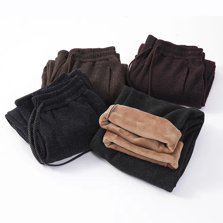 【加绒加厚】设计感慵懒风弯刀裤秋冬垂感高腰显瘦软毛呢休闲裤3206