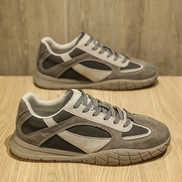 秋冬季男鞋阿甘鞋男款鞋子复古男士板鞋潮流防滑休闲运动德训潮鞋