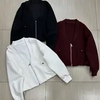 9071-秋款曼巴棉无领短外套