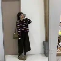 椿·予静【miu系翻领】纯毛毛衣外套