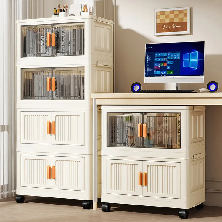 【拍三发四】面宽50cm家用多层收纳柜儿童衣柜储物柜零食收纳柜