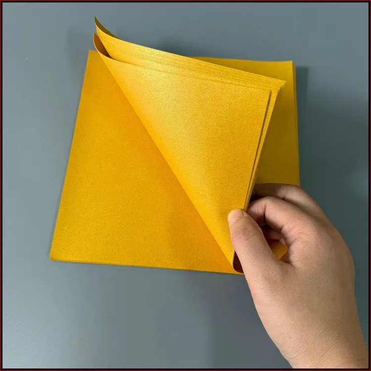 12x15加厚双面留金手工折纸送袋子