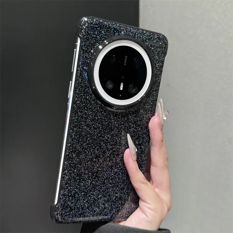 适用华为mate70rs非凡大师手机壳ins奢华闪粉无边框防摔保护套