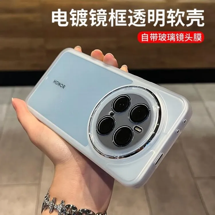 适用荣耀magic7镜头全包magic7Pro手机壳魔术6防摔简约透明保护套