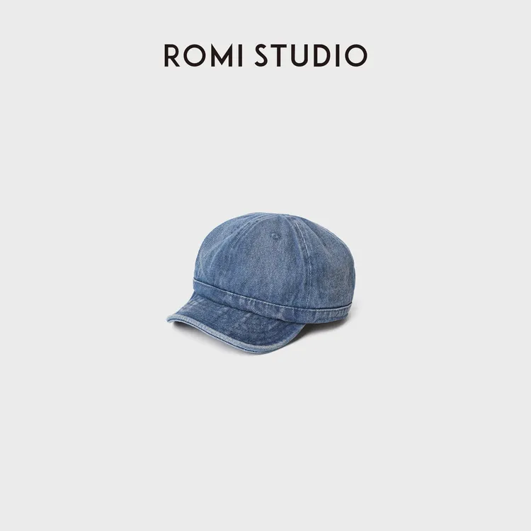 ROMI STUDIO“牛仔帽”做旧洗水可调节帽檐牛仔棒球帽RWDRP03949