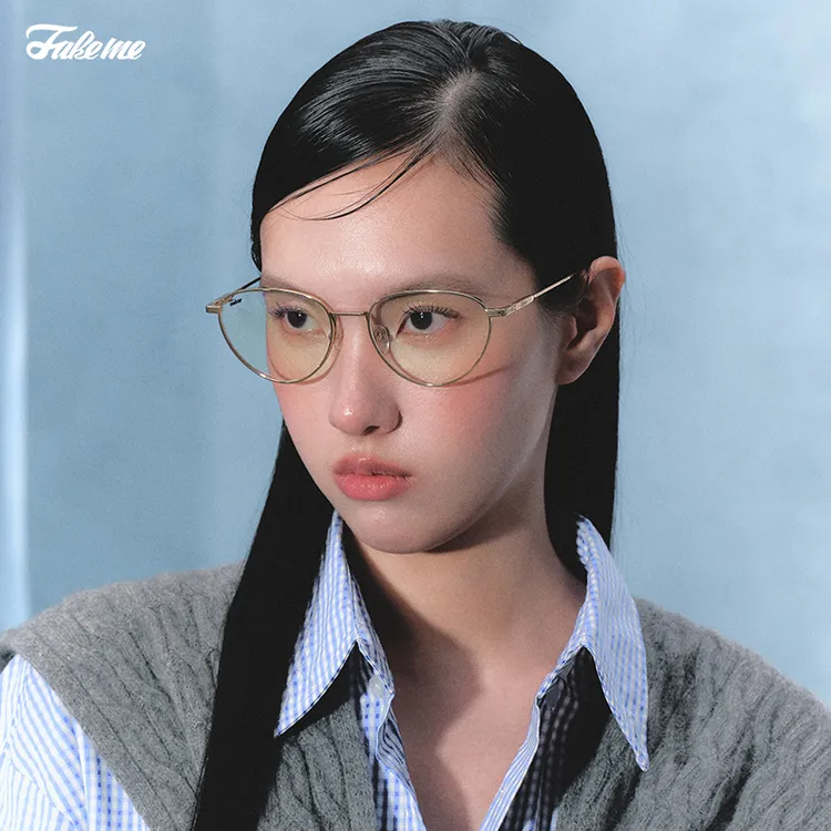 Fakeme【爱美丽专属】镜架女时尚网红显脸小光学镜中性 Meredith