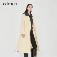 【赵老板专属】edition收腰毛呢大衣美丽诺羊毛#EBB4OVC008