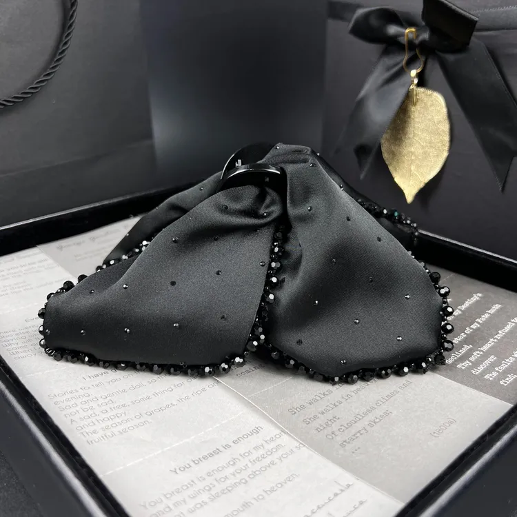 叶之秋迷蝶系列大蝴蝶抓夹气质优雅简约发饰头饰