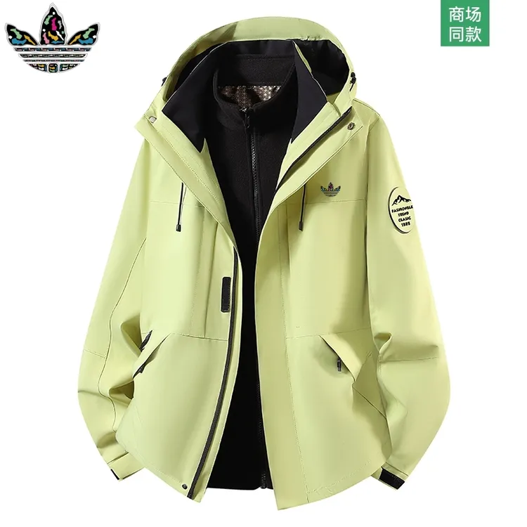 【官方奥特莱斯】品牌折扣 秋冬季三合一冲锋衣登山户外冲锋衣外套