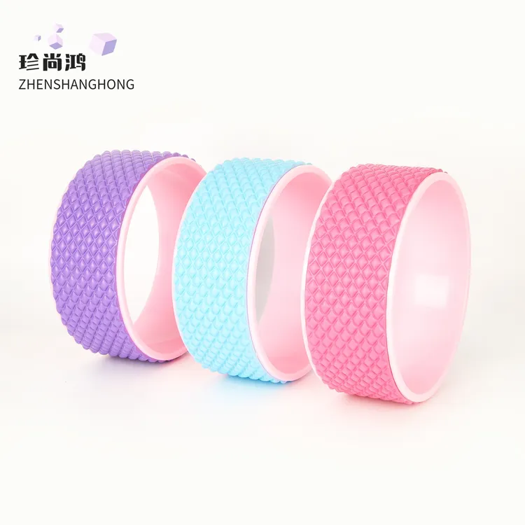 升级款eva瑜伽轮3d浮点按摩滚筒普拉提开背后弯轮瑜珈达摩轮