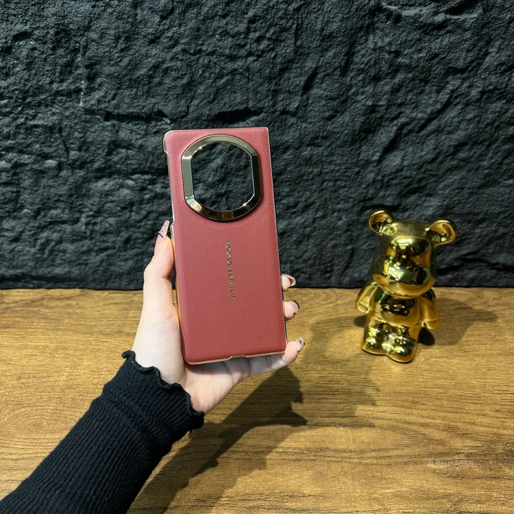 适用于华为matex7手机壳x7折叠屏DEL-AL20后壳超薄素皮新款保护套