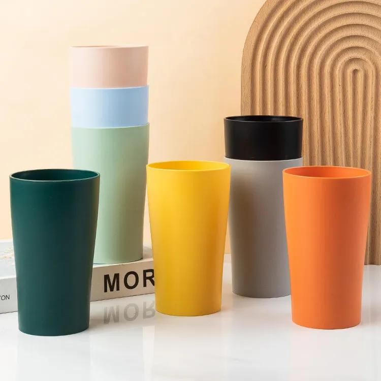 创意塑料pp水杯家用酒店浴室刷牙杯简约漱口杯加厚耐摔洗漱杯批发