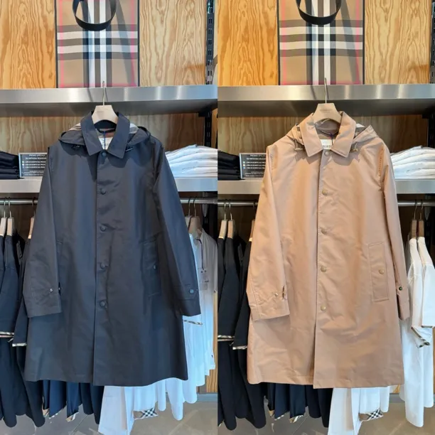 未使用 BURBERRY/博柏利 巴宝莉男装女装情侣款风衣外套 81117271