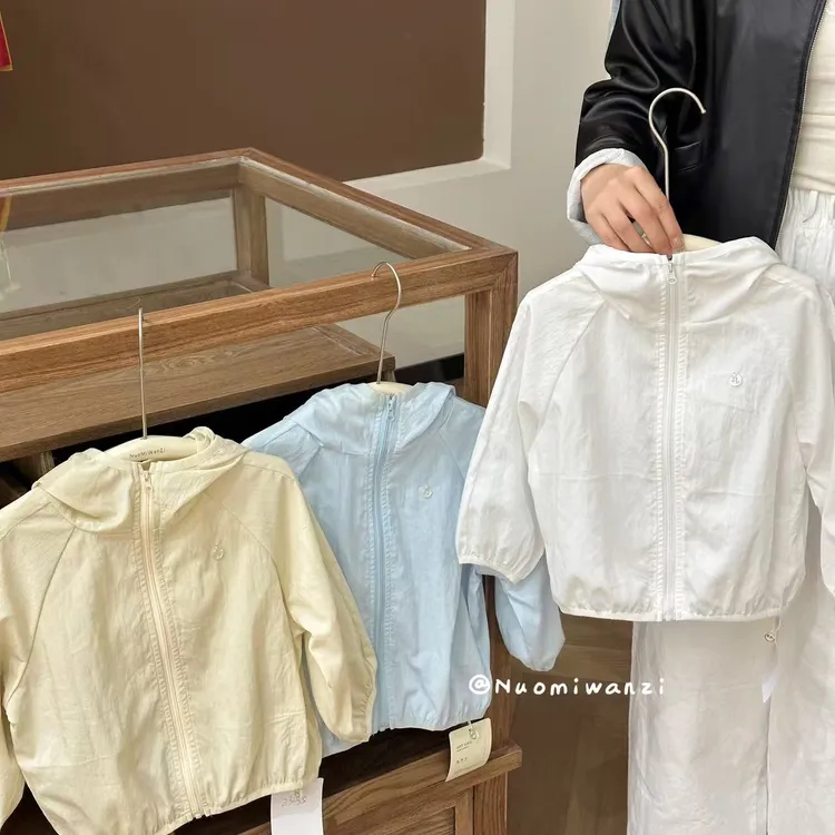 丸子十【现货】儿童夏季韩版帽子包边防晒衣（夏款）WZJ-23035