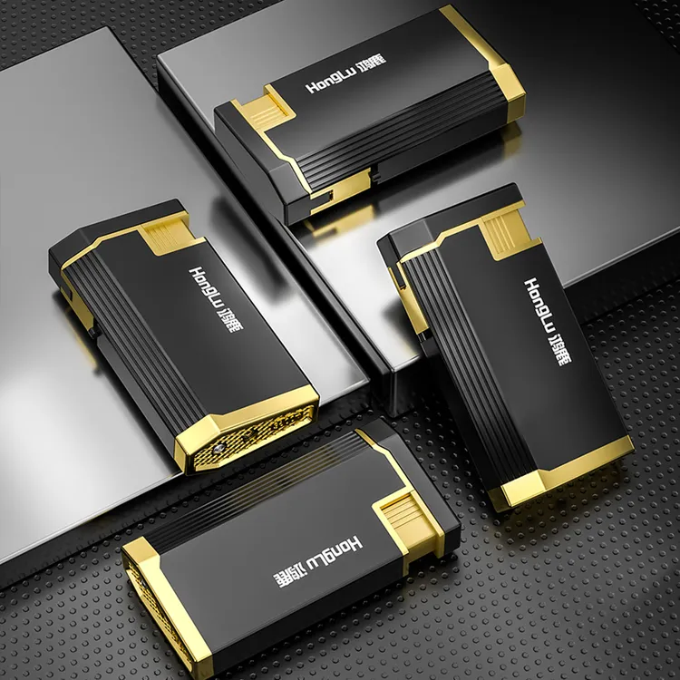 锌合金翻盖可充气直冲防风金属打火机适合家用送礼高档耐用