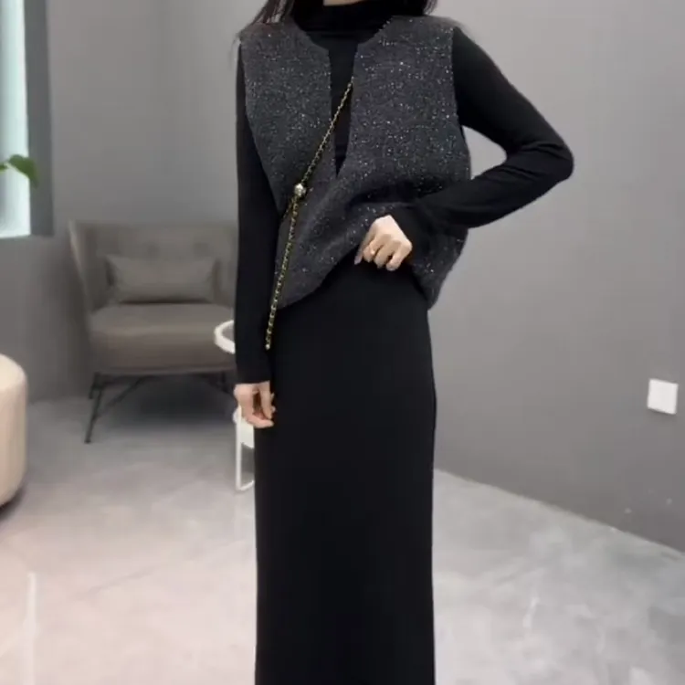 新款韩版简约百搭修身气质显瘦女装