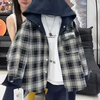 男童秋季洋气上衣新款两面穿中大童连帽秋装休闲外套MT68047