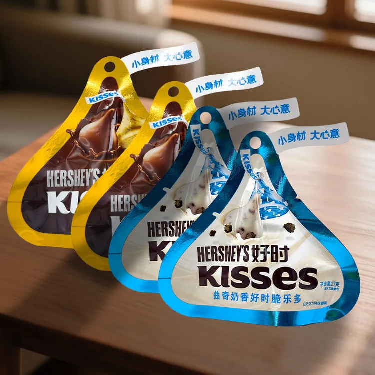 【质期至26年5月】HERSHEY'S好时kisses水滴牛奶曲奇奶香风味糖果