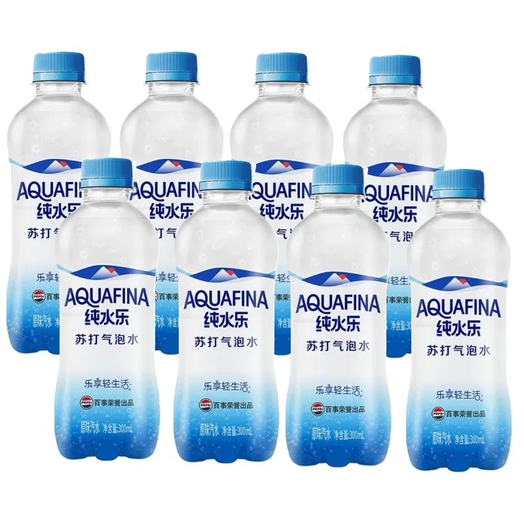 百事可乐纯水乐苏打气泡水适合休闲聚餐夏日饮品300ml8瓶