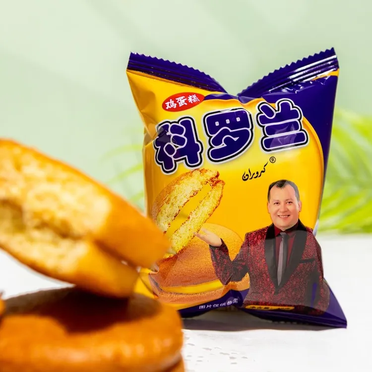 新疆特产kiroran科罗兰奶油夹心蛋糕100g袋装休闲零食全国包邮