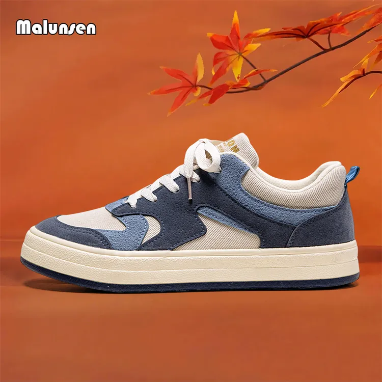 MALUNSEN玛伦森帆布鞋男士夏季透气时尚休闲耐磨韩版潮鞋子男潮鞋