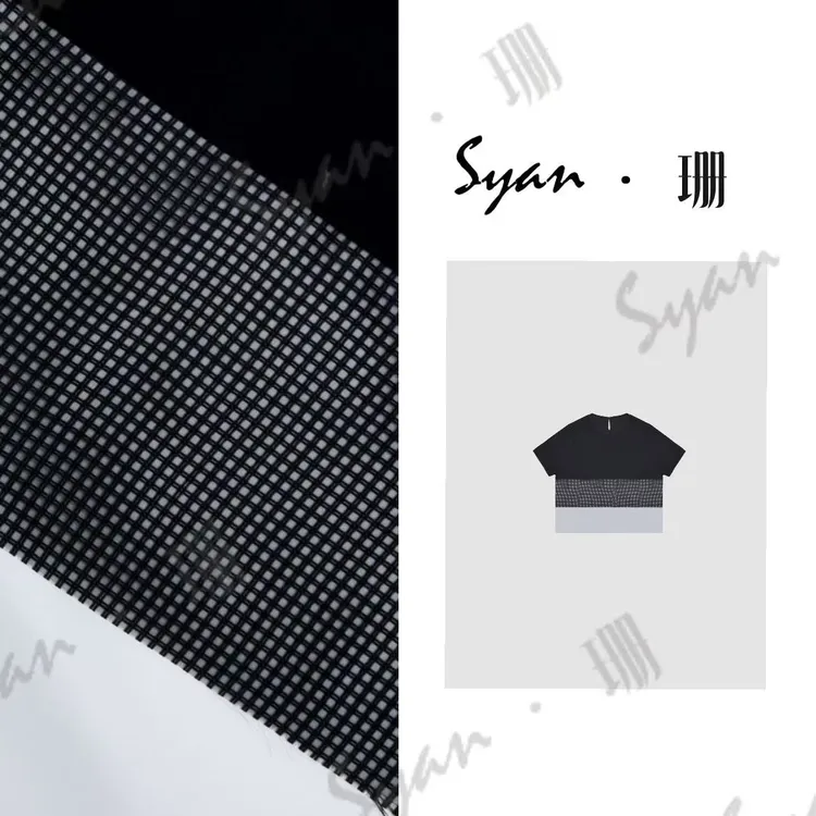 Syan【非白】2025夏新款洋气时尚轻奢百搭设计休闲显瘦T恤