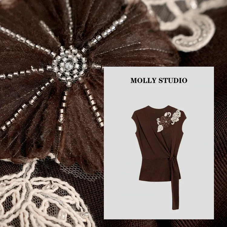 【格温情书】Molly时尚气质显瘦轻奢洋气优雅2026款 上衣 M2610980A