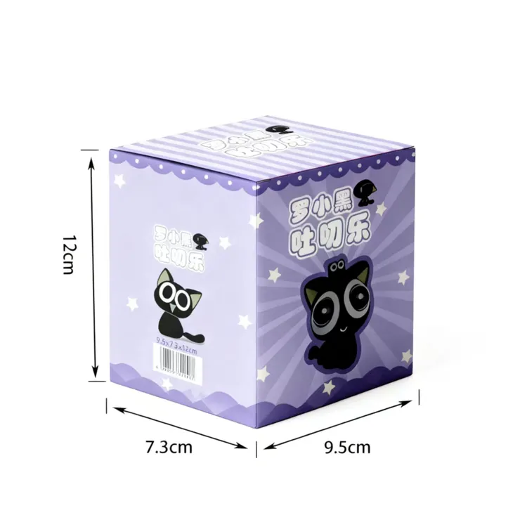 解压罗小黑吐刀乐捏捏乐公仔桌面动漫周边小摆件