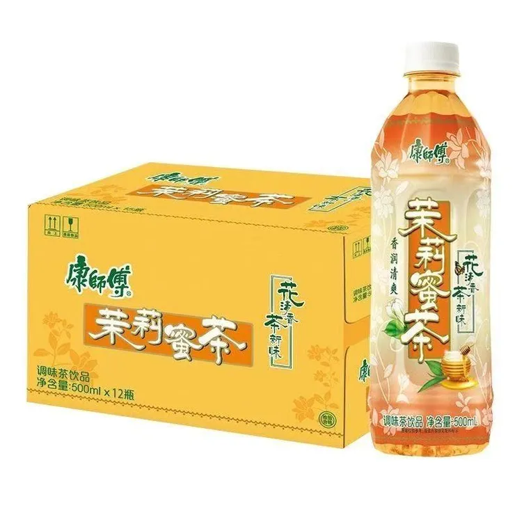 【新店冲量】康师傅茉莉蜜茶500ml*12瓶整箱解腻即饮大瓶新日期批发