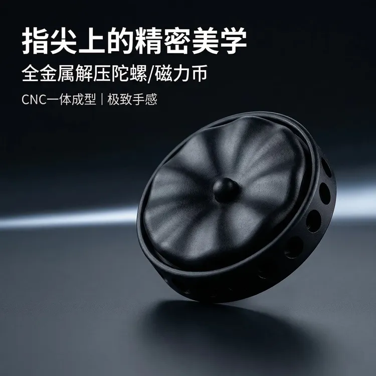 edc解压玩具永生花缓解焦虑减压玩具指尖陀螺全金属减压神器机械