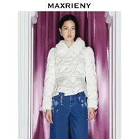 【蜜思仝】MAXRIENY短款羽绒服冬季新款长袖保暖百搭厚款羽绒服