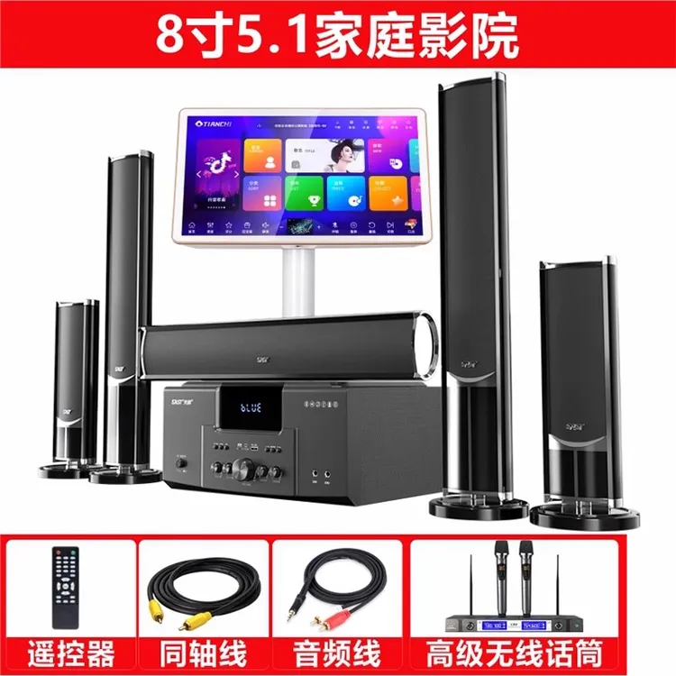先科5.1家庭影院环绕音响家用客厅电视K歌大功率重低音炮蓝牙音箱