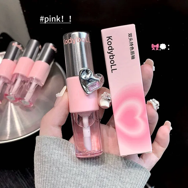 【唇釉+唇油】官方正品双头口红二合一不掉色不沾杯唇泥素颜口红