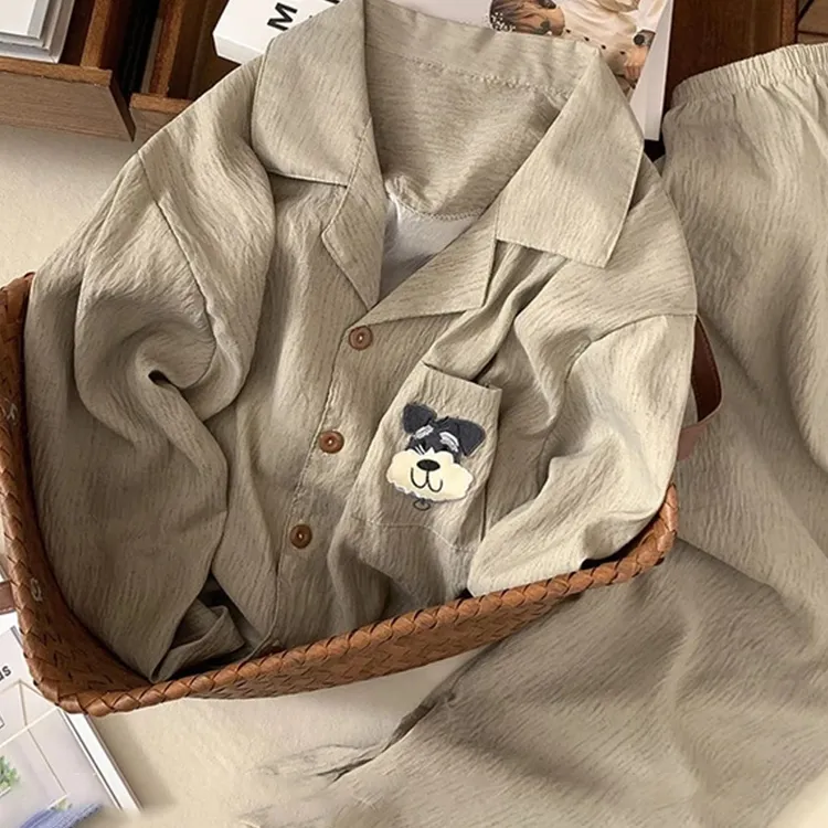 云朵绵春秋睡衣女长袖显白翻领大码韩系冬款两件套装家居服可外穿