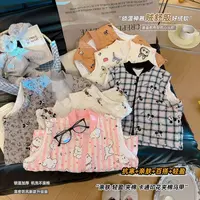 儿童秋冬新款夹棉背心保暖舒适百搭坎肩男童女童百搭卡通cc