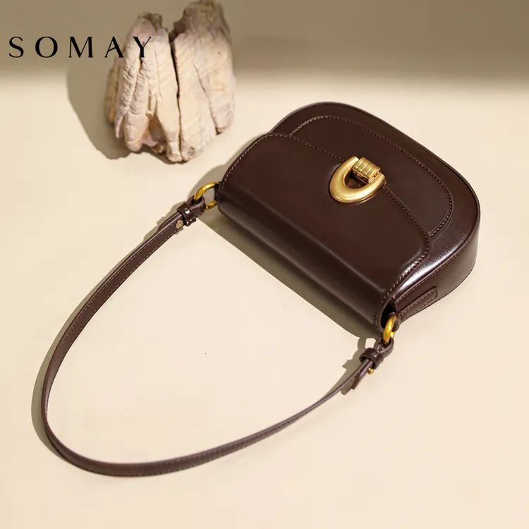 马鞍包包女款爆款2025新款百搭气质单肩斜挎包小众通勤女士女包小