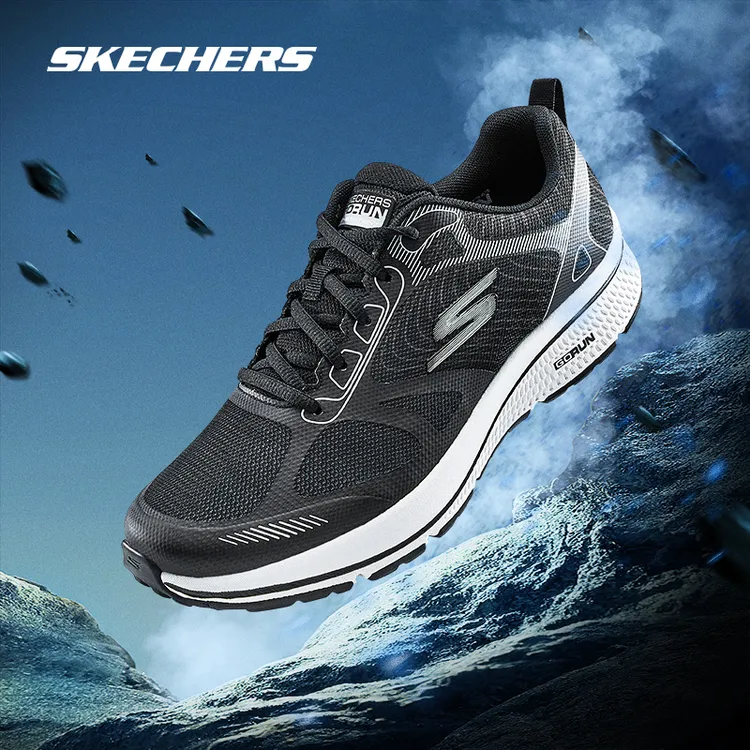 斯凯奇秋季新款男鞋徒步休闲鞋运动鞋轻便透气跑步鞋防滑户外通勤