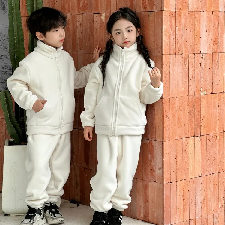 【很好穿的全家福】秋冬季奥利绒加绒加厚款女童男童青少年家居服