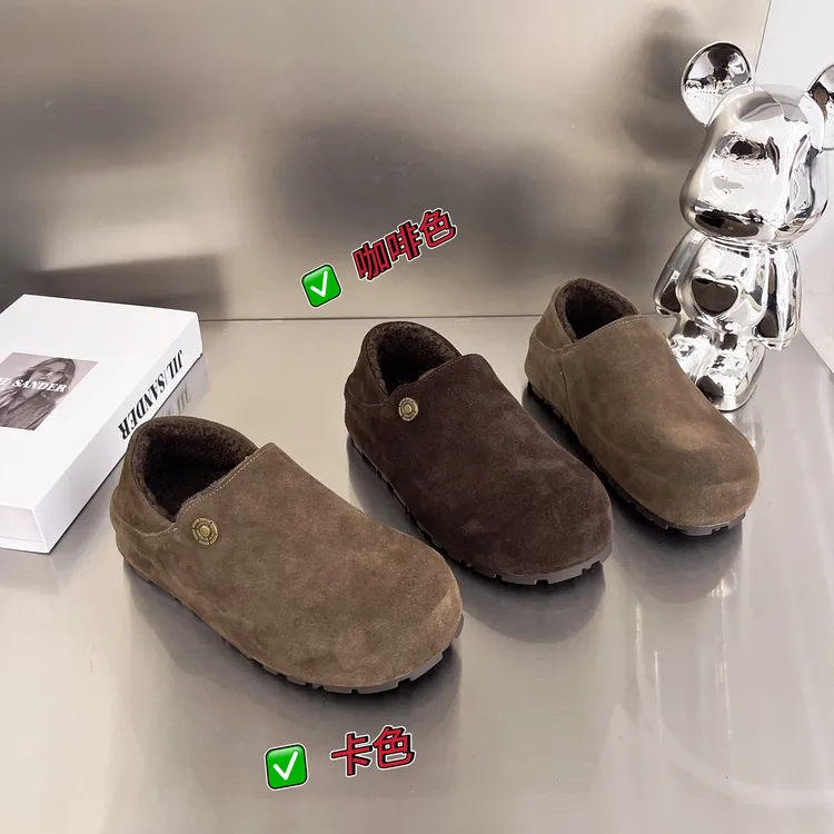 爆款两穿一脚蹬勃肯加绒款28602