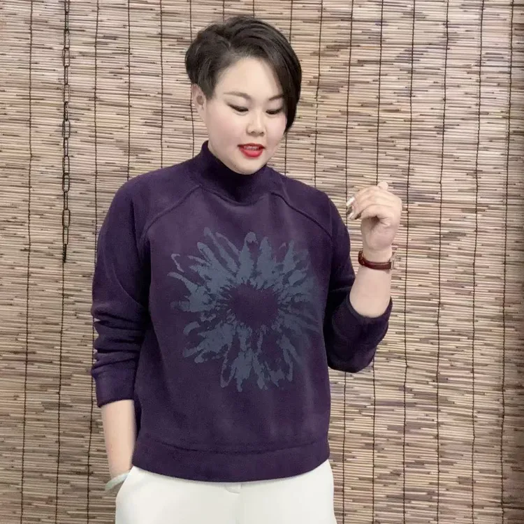 6911秋冬加厚双面奥立绒打底 保暖减龄