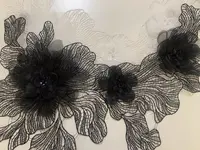 6565 纯色立体大花休闲风时尚百搭假领