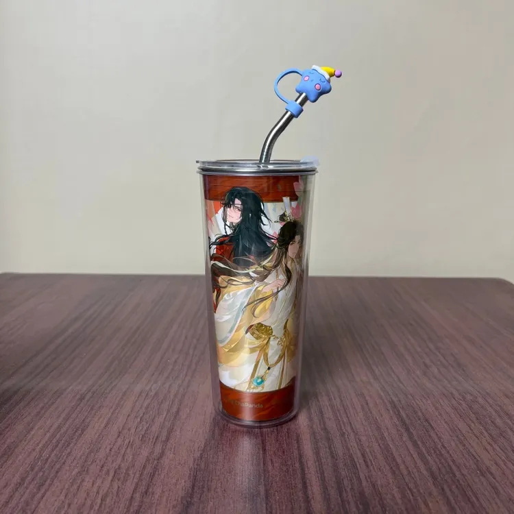 茶百道天官赐福联名PP杯改造diy材料包外壳玻璃304不锈钢内胆杯盖