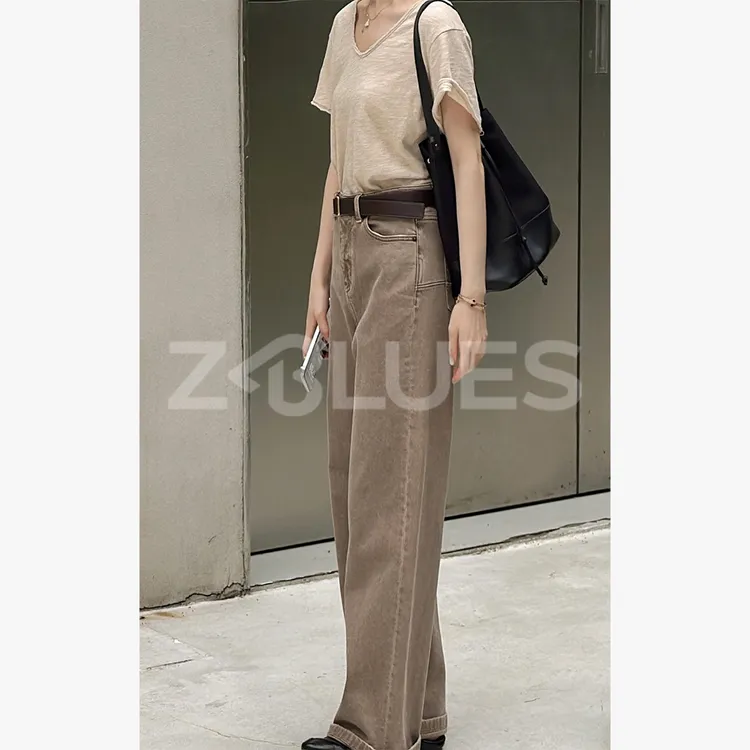 Z.blues【果冻牛仔】row风 洗水DU特斜纹肌理牛仔裤YZLHKZPN97