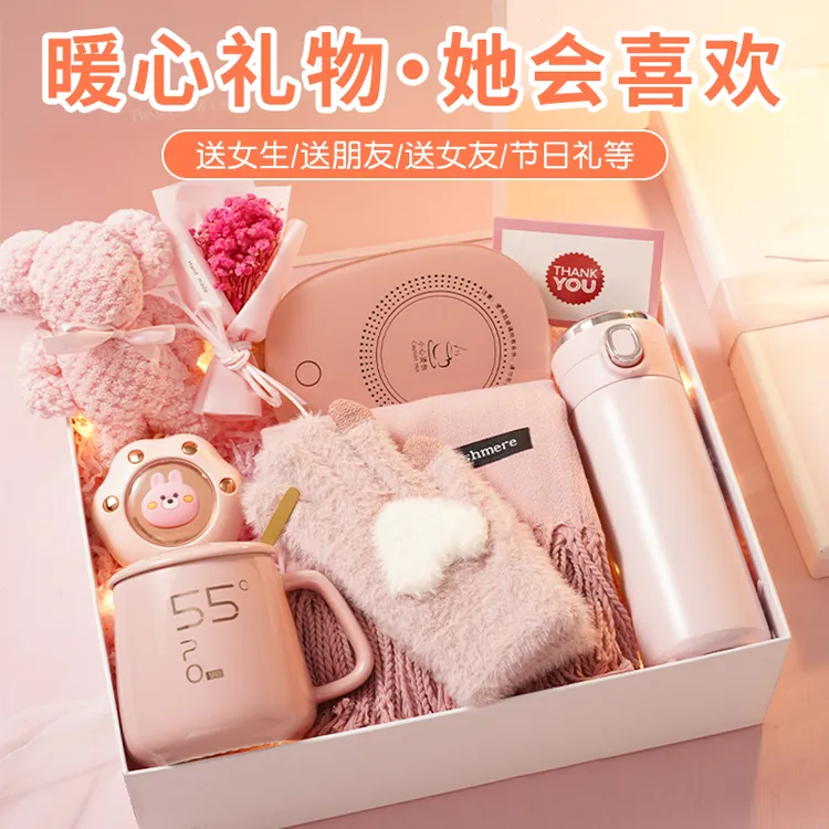 围巾女冬季生日礼物送女友老婆仪式感送女生闺蜜高级伴娘女伴手礼