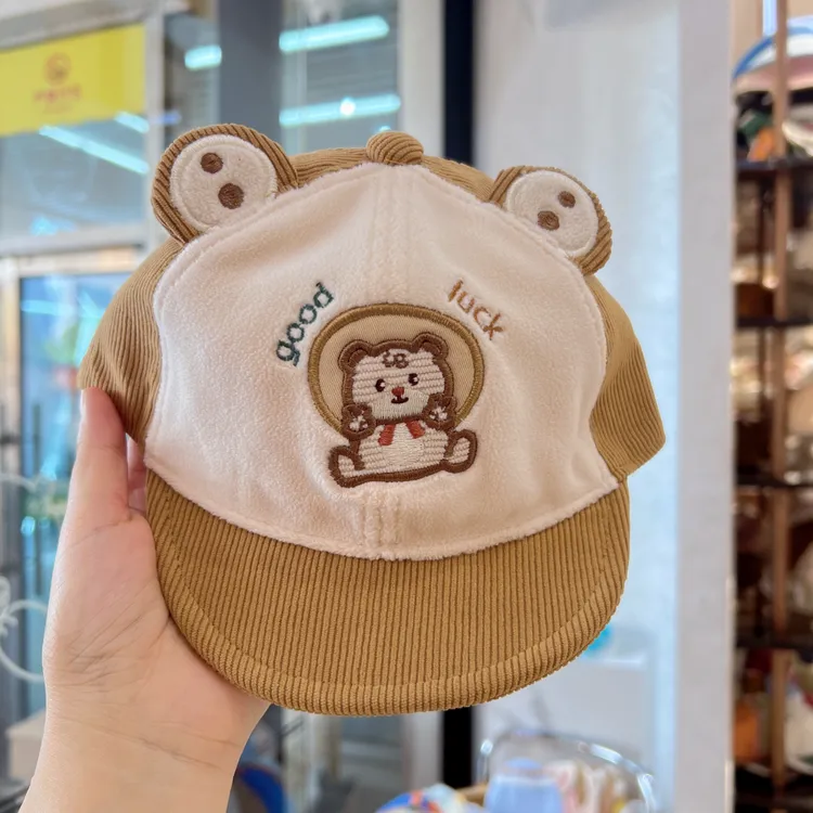 dudula/嘟嘟啦儿童鸭舌帽短檐帽子宝宝男童鸭舌帽棒球帽秋款3925