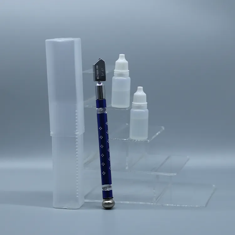 家用玻璃刀金刚石滚轮式切割工具厚玻璃推刀分割器瓷砖划刀笔杆