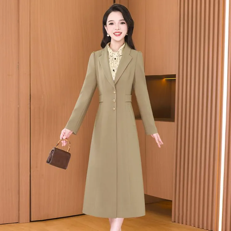 品牌贵夫人高档风衣外套女2025秋新款十三行高级感爆款气质两件套