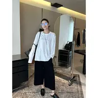 软乎爱唯依（F）-韩系小刺绣！宽松长袖T恤（XD55156#）喜大东