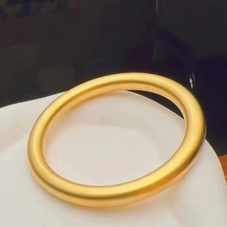 铜合金手镯 8n素面古法传承手镯加宽加厚大轮胎传承手镯
